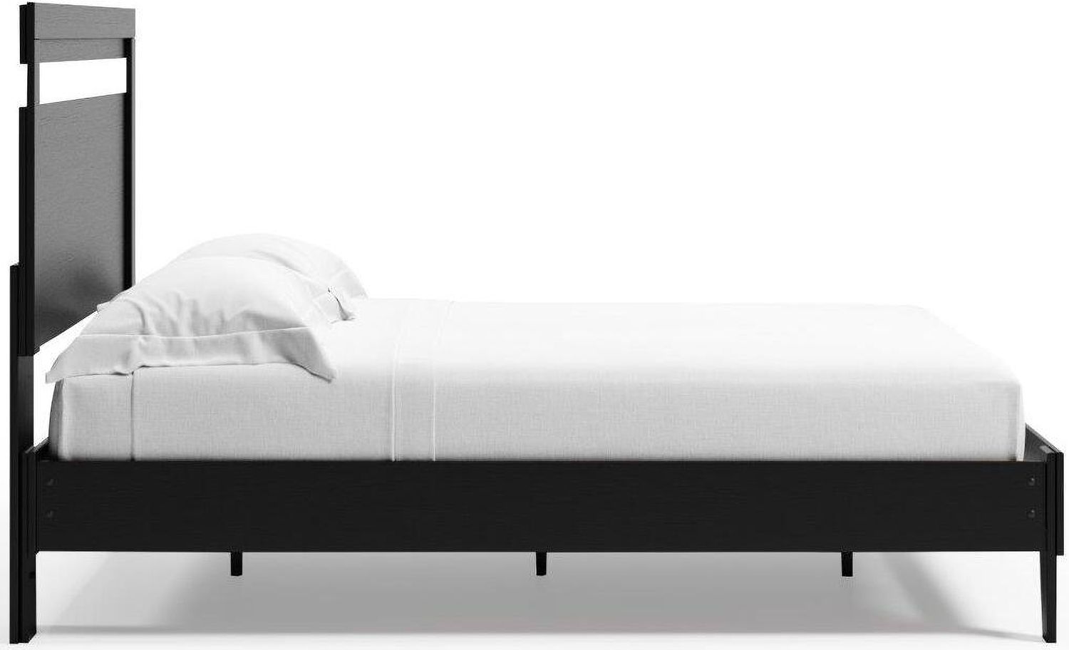 Finch Black Queen Platform Bed EB3392B2