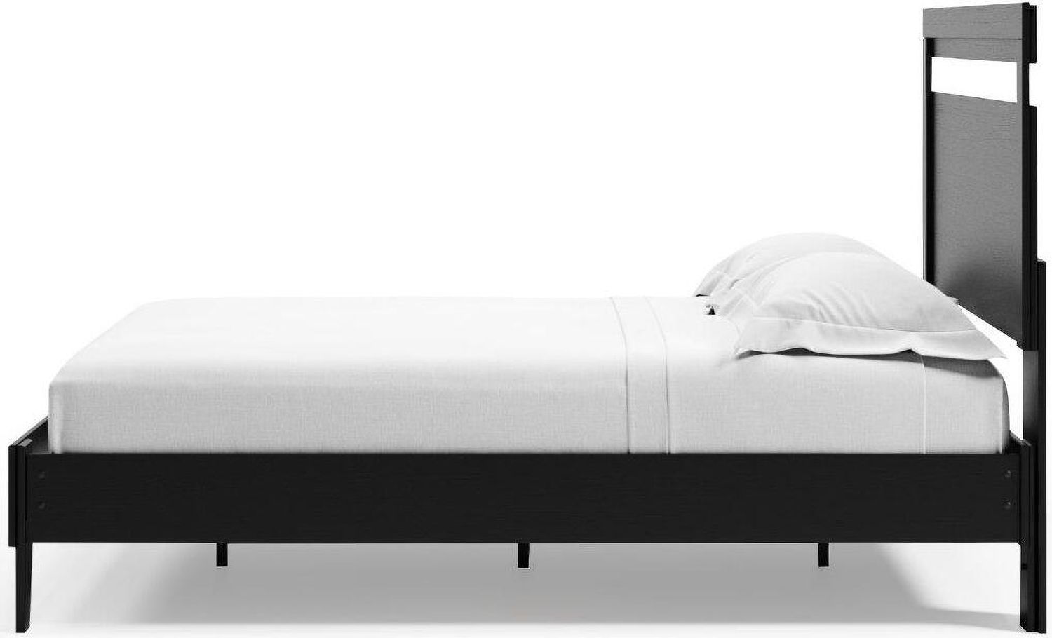Finch Black Queen Platform Bed EB3392B2