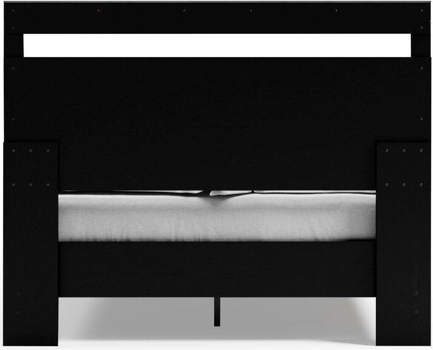 Finch Black Queen Platform Bed EB3392B2