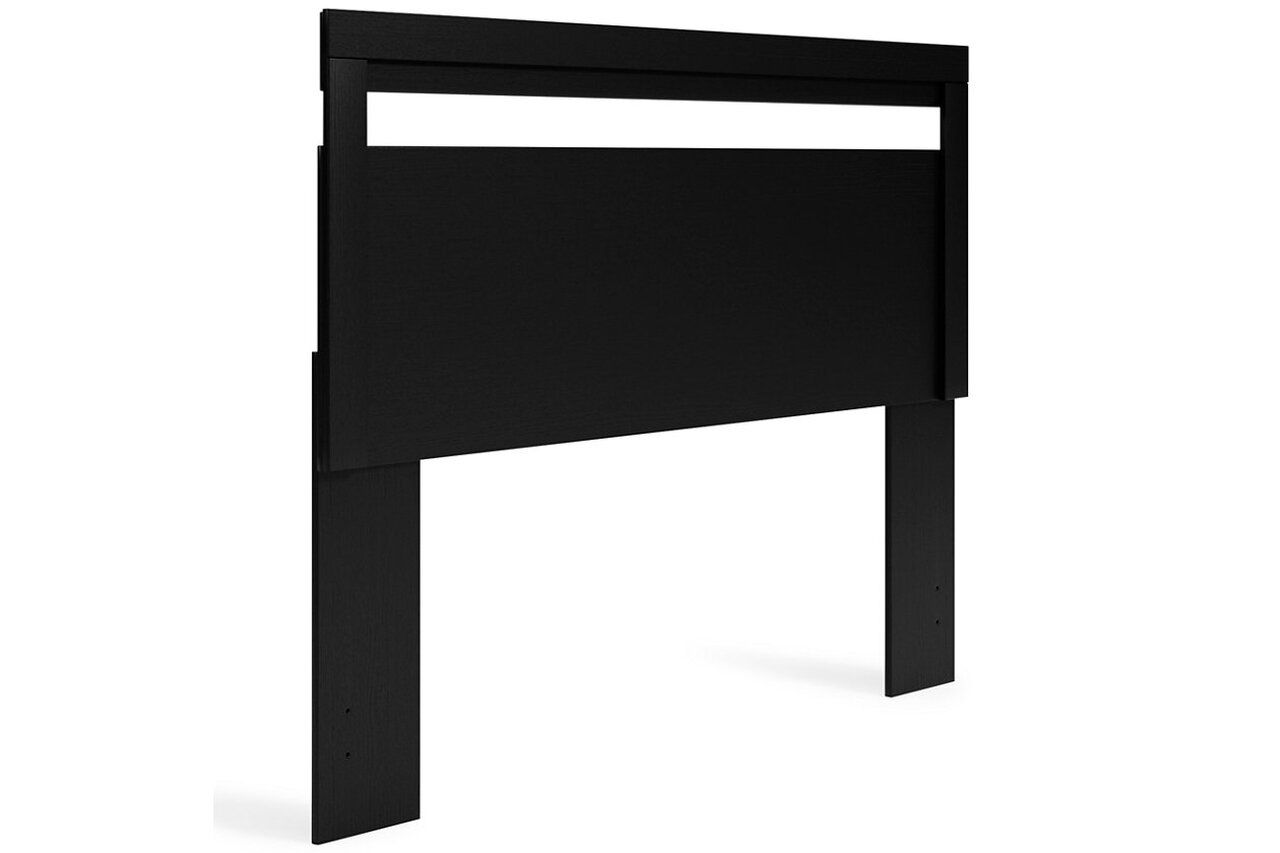 Finch Black Queen Platform Bed EB3392B2