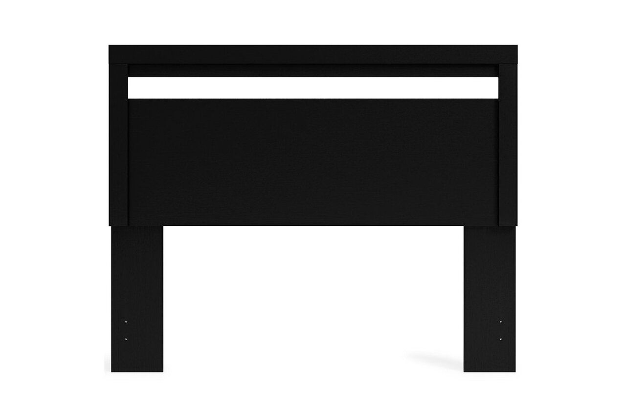 Finch Black Queen Platform Bed EB3392B2