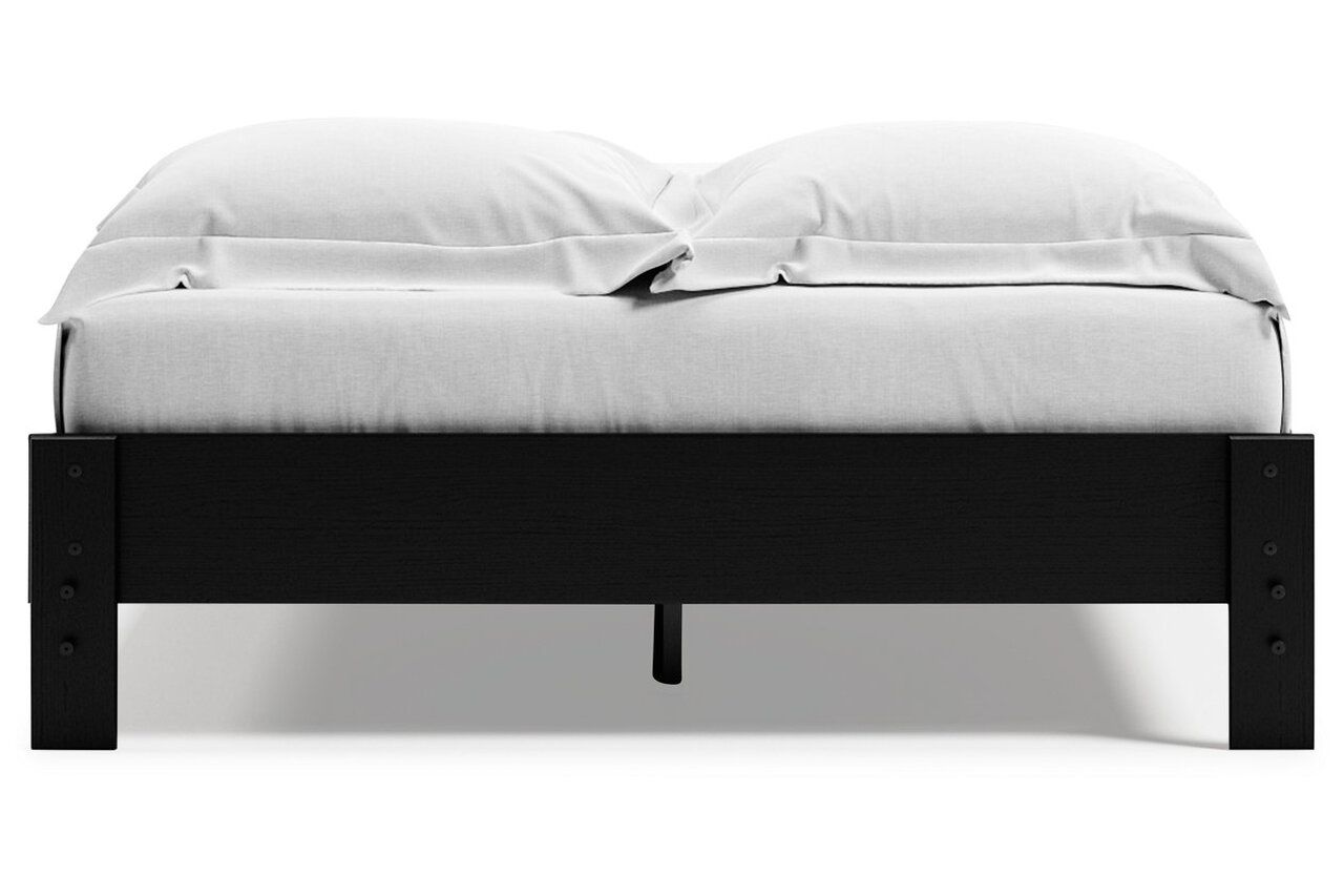 Finch Black Queen Platform Bed EB3392B2
