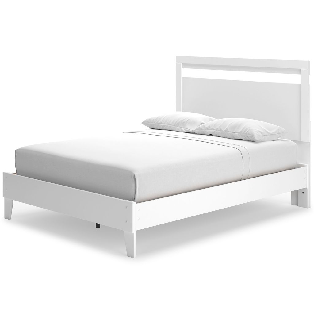 Flannia White Queen Panel Headboard Only EB3477157