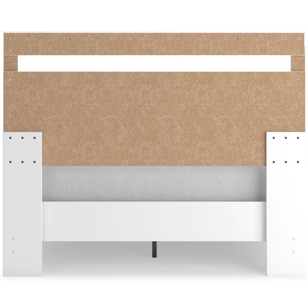 Flannia White Queen Panel Headboard Only EB3477157