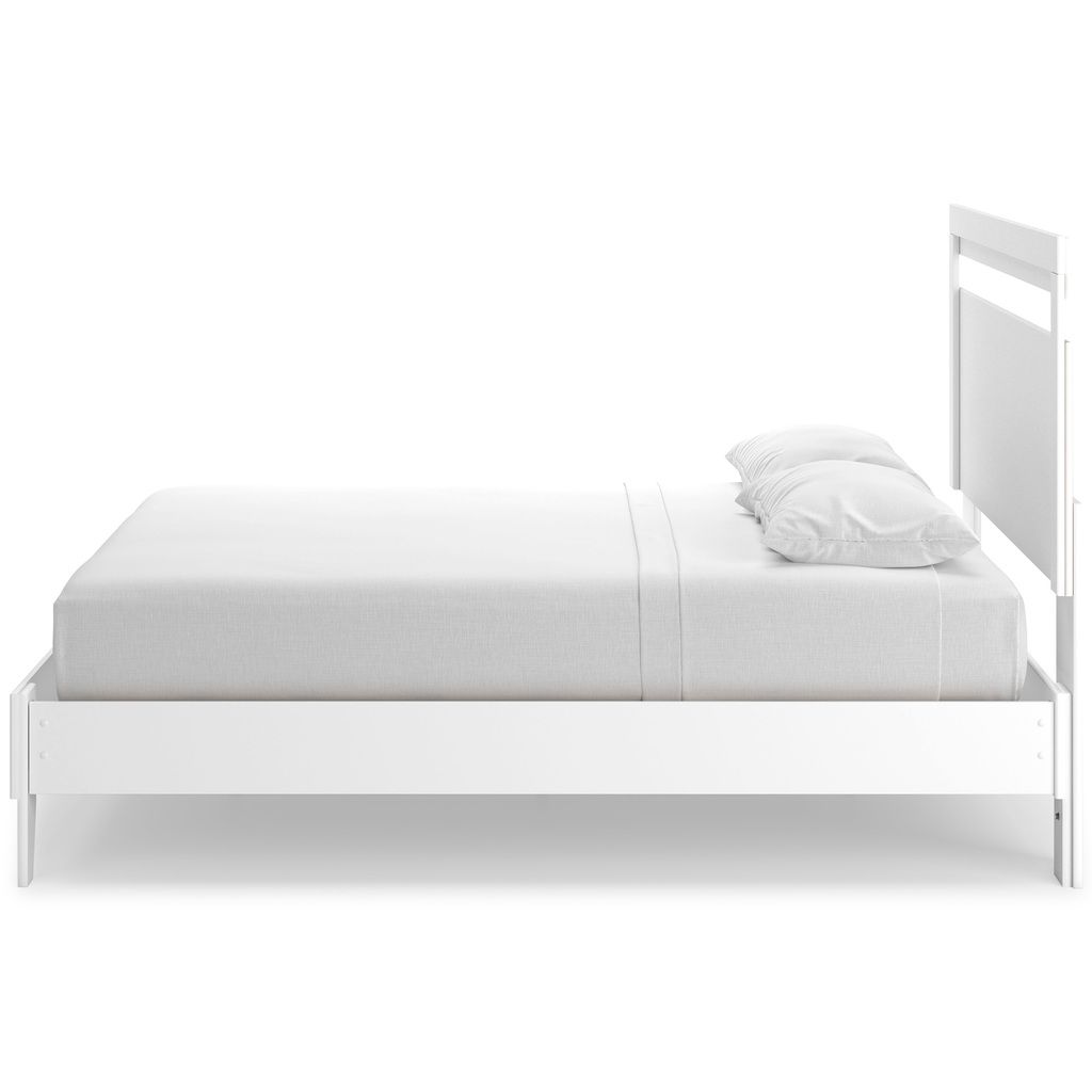 Flannia White Queen Panel Headboard Only EB3477157