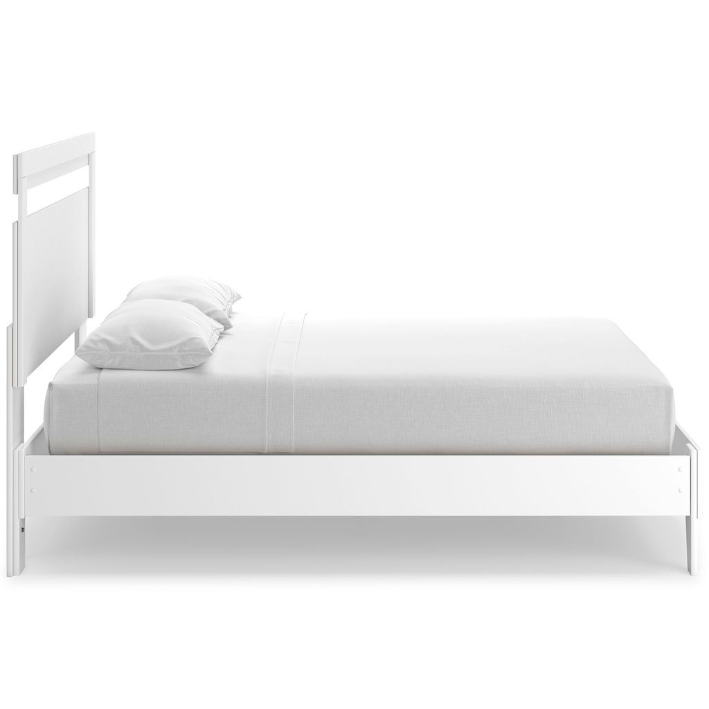 Flannia White Queen Panel Headboard Only EB3477157