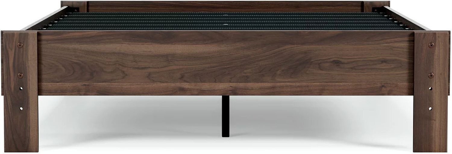 Calverson Mocha Full Platform Bed EB3660112
