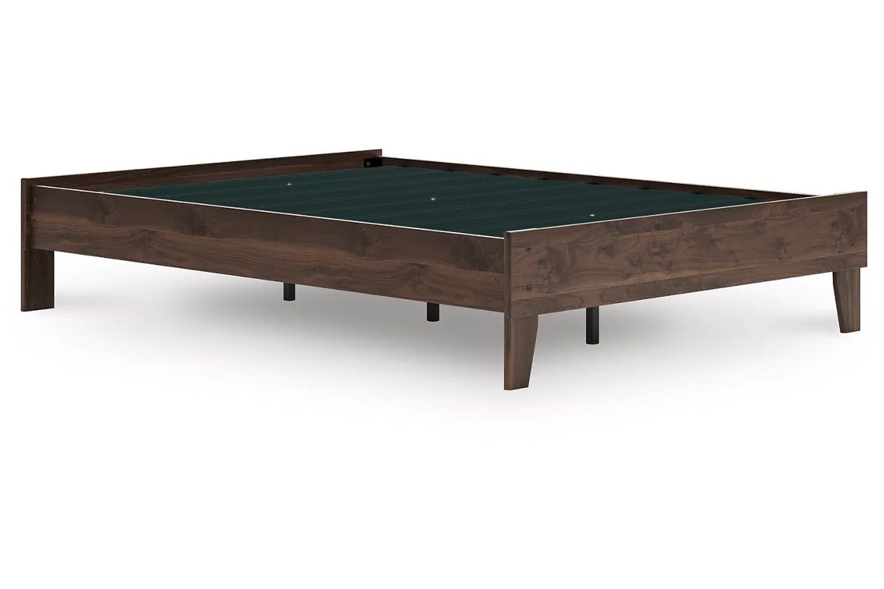 Calverson Mocha Full Platform Bed EB3660112