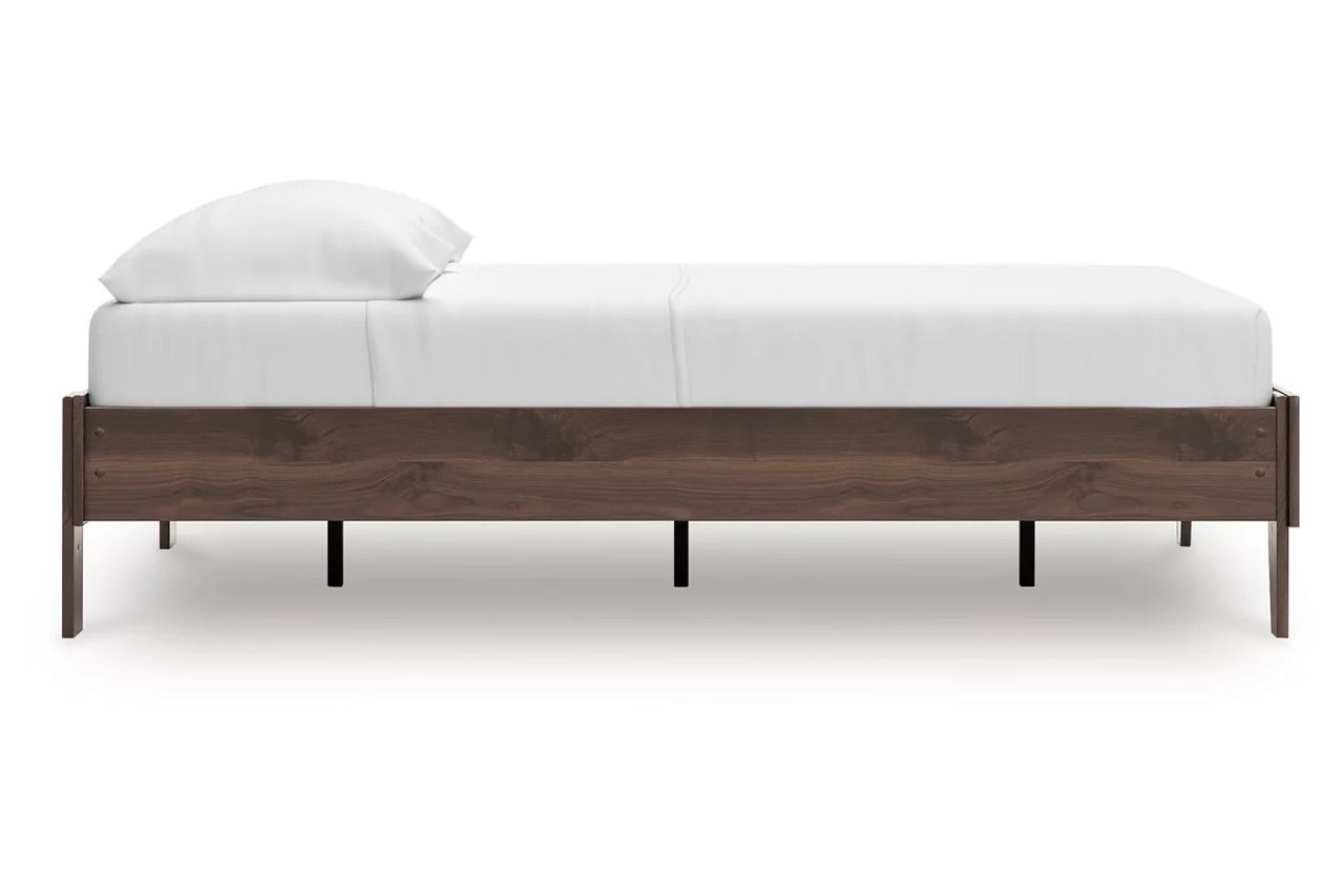 Calverson Mocha Full Platform Bed EB3660112