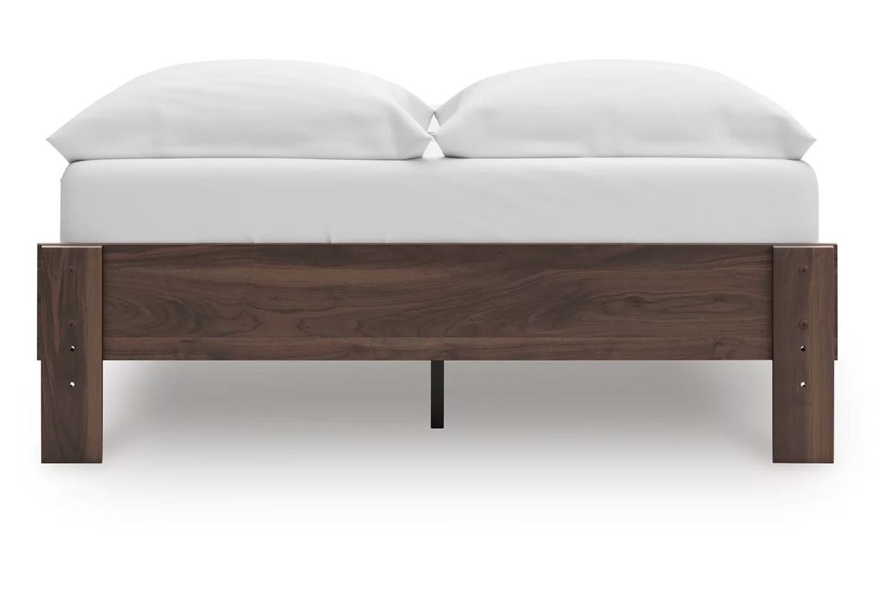 Calverson Mocha Full Platform Bed EB3660112
