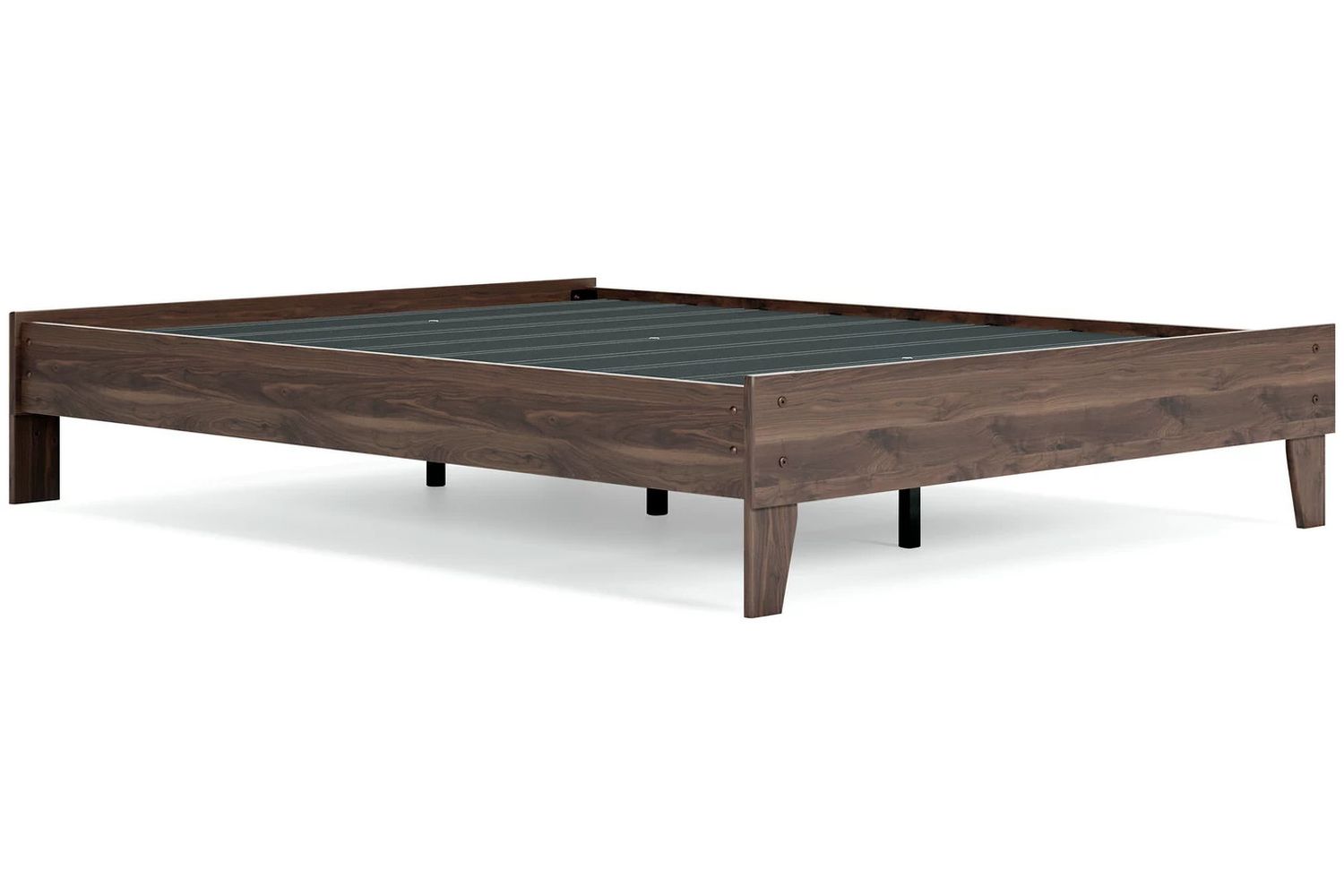 Calverson Mocha Queen Platform Bed without Headboard EB3660113