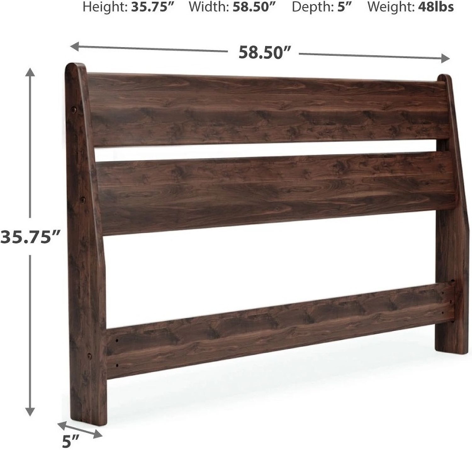 Calverson Mocha Full Panel Headboard Only EB3660156