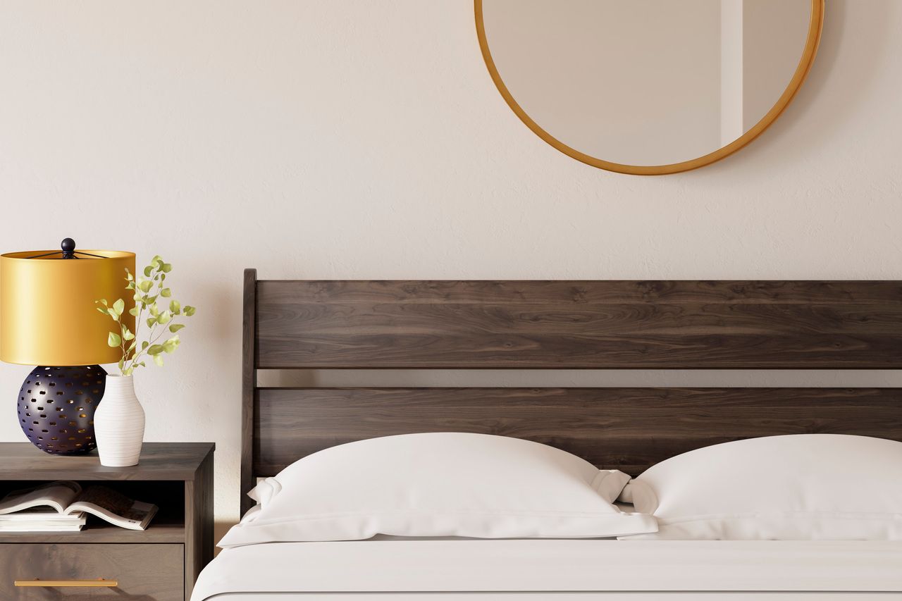 Calverson Mocha Full Panel Headboard Only EB3660156