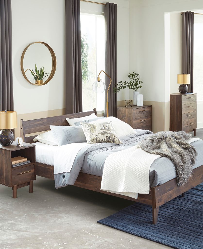 Calverson Mocha Queen Panel Headboard Only EB3660157