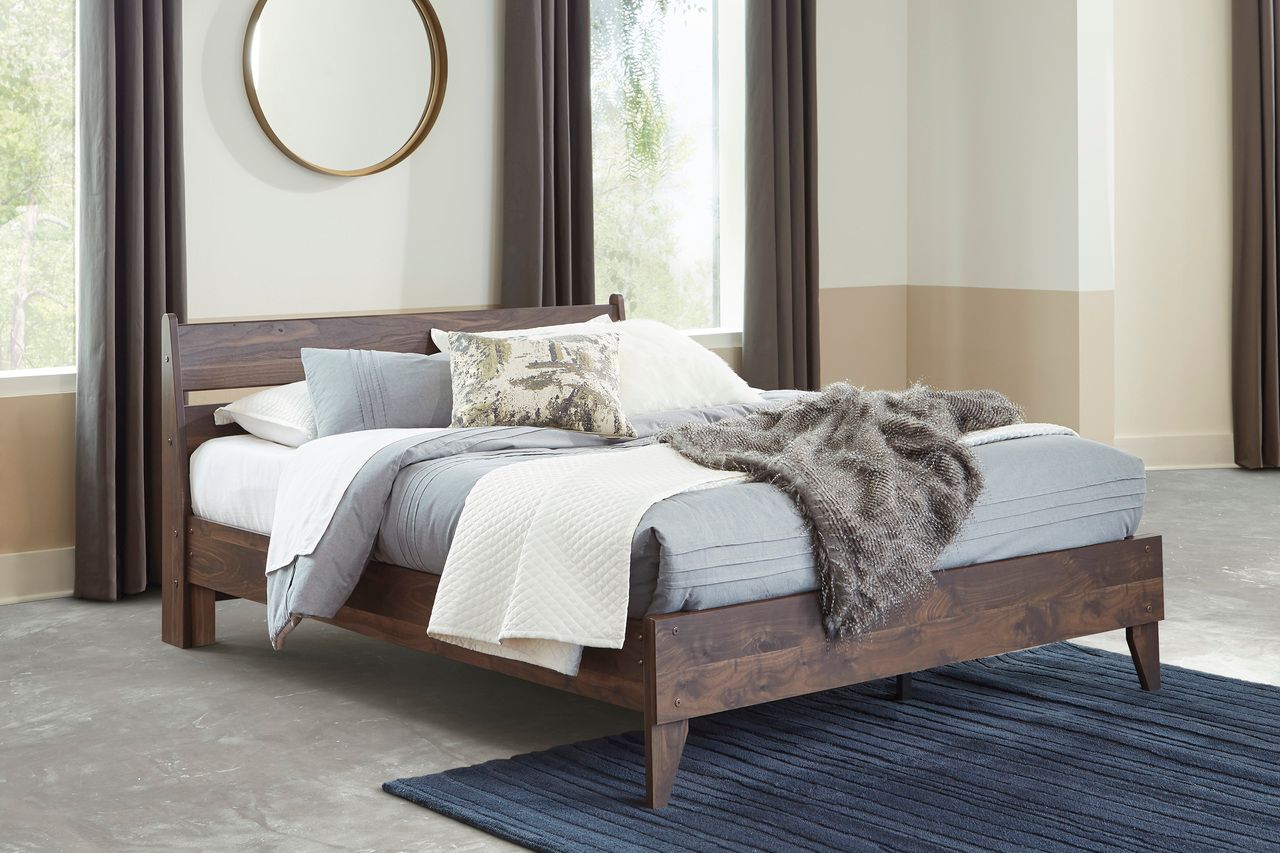 Calverson Mocha Queen Panel Headboard Only EB3660157
