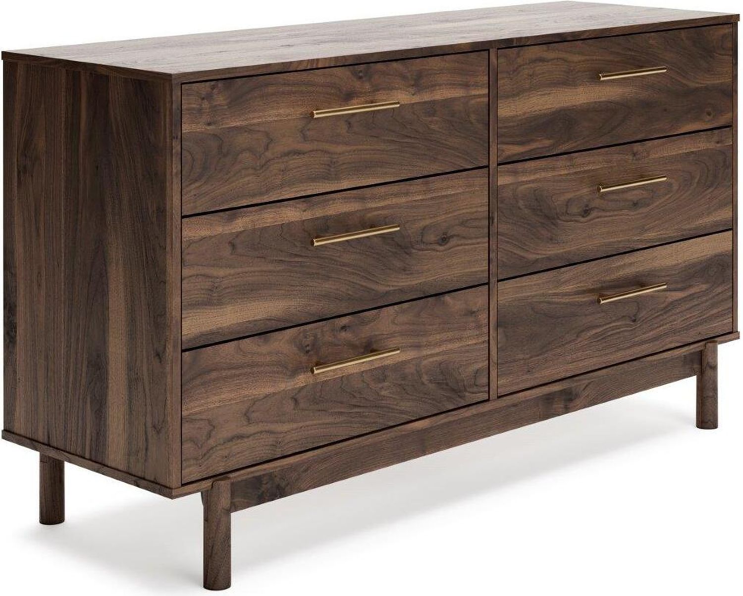 Calverson Mocha Six Drawer Dresser EB3660231