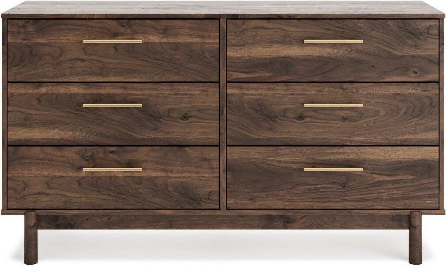 Calverson Mocha Six Drawer Dresser EB3660231