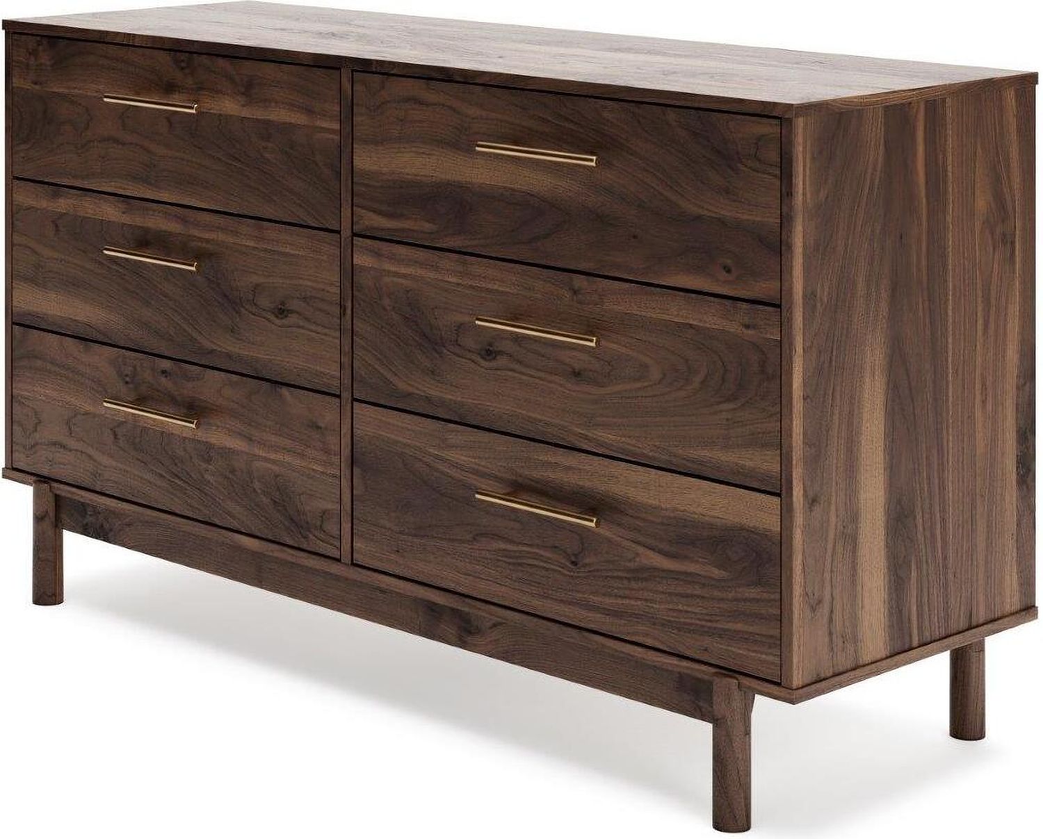 Calverson Mocha Six Drawer Dresser EB3660231
