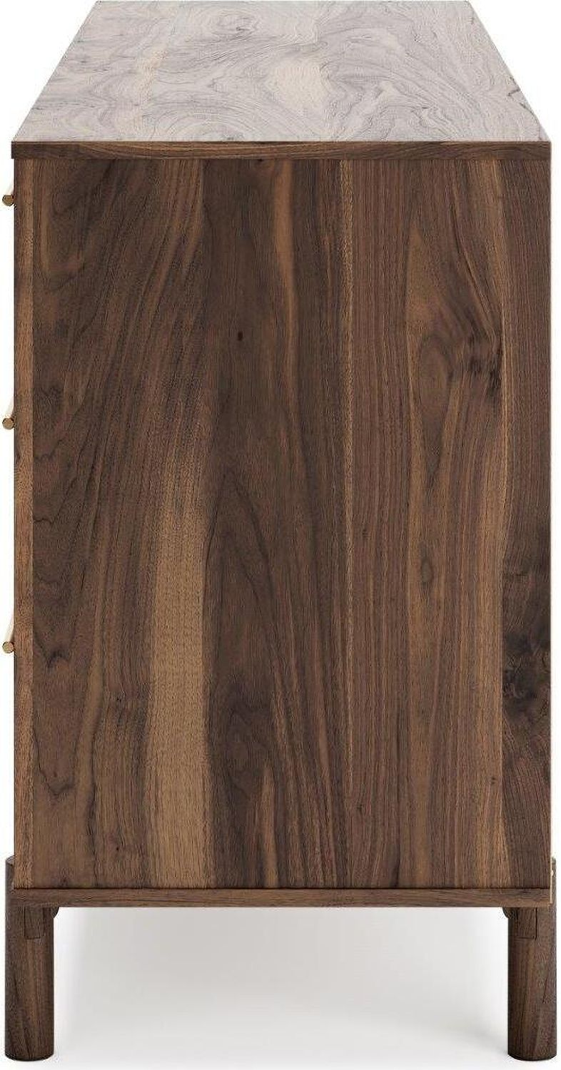 Calverson Mocha Six Drawer Dresser EB3660231