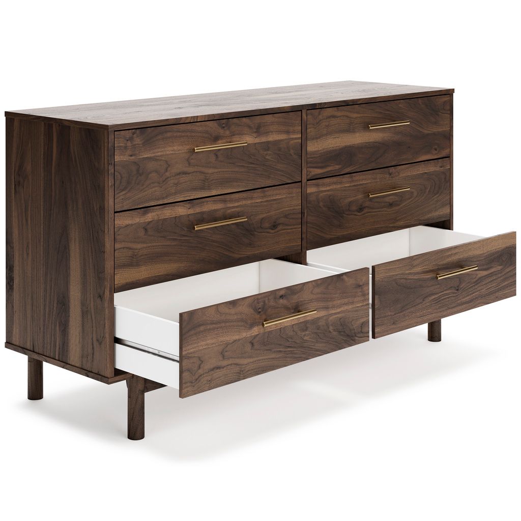 Calverson Mocha Six Drawer Dresser EB3660231