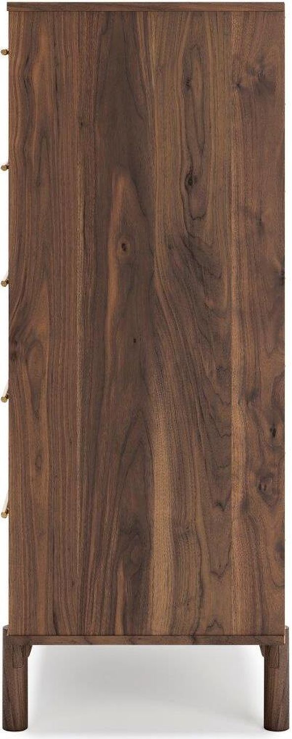 Calverson Mocha Five Drawer Chest EB3660245