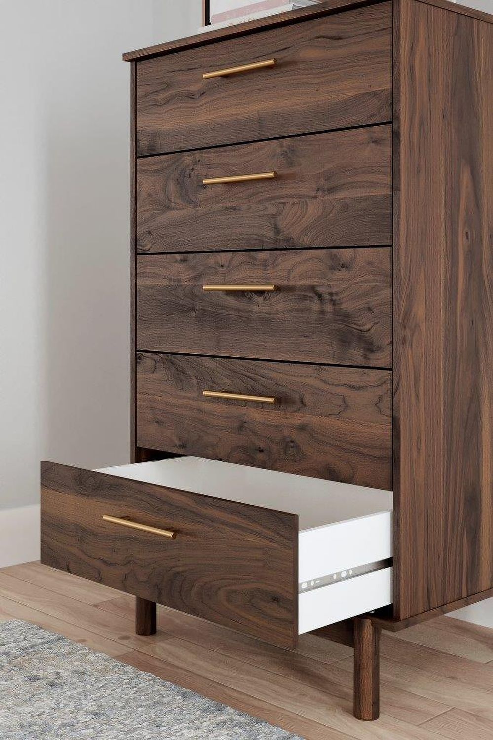 Calverson Mocha Five Drawer Chest EB3660245