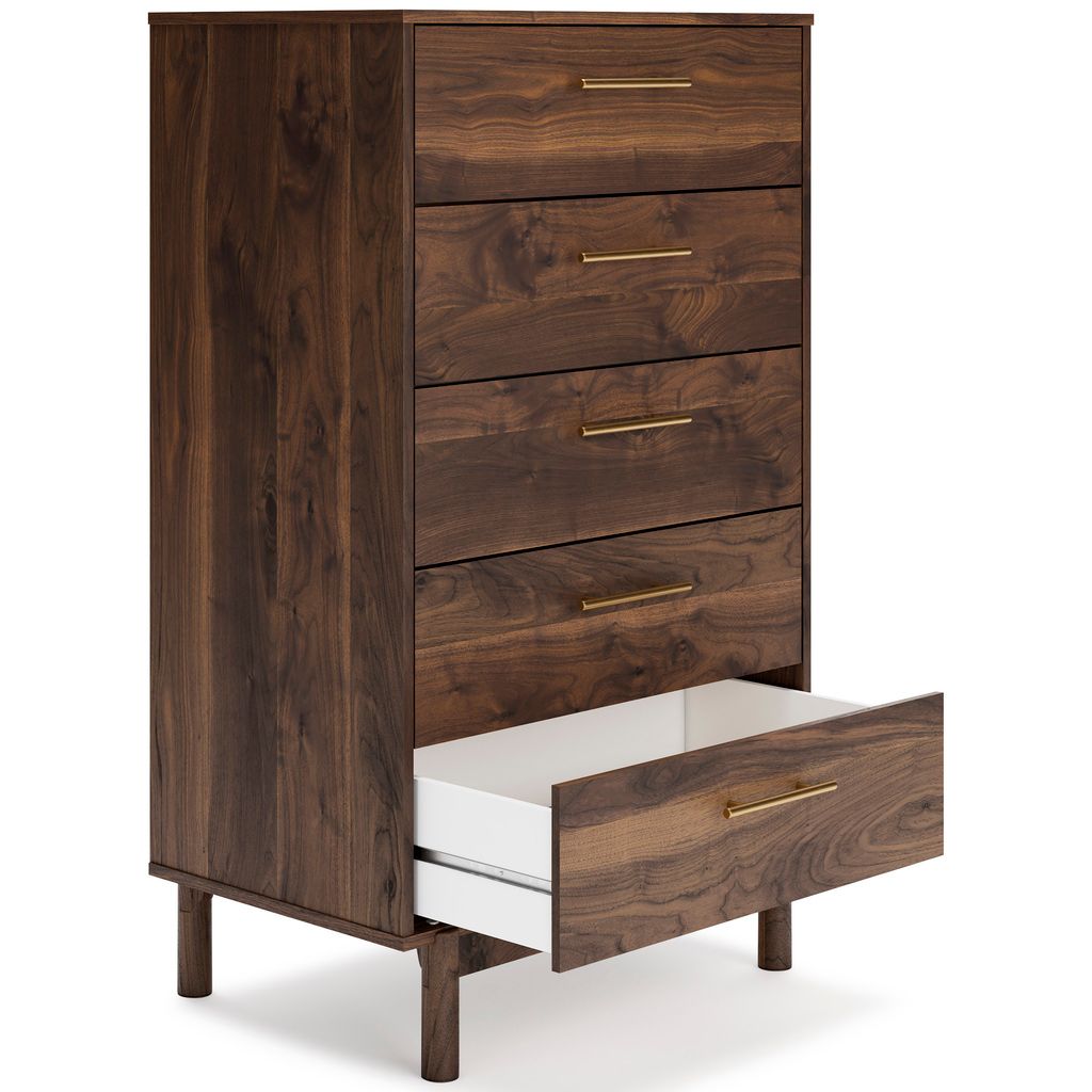 Calverson Mocha Five Drawer Chest EB3660245