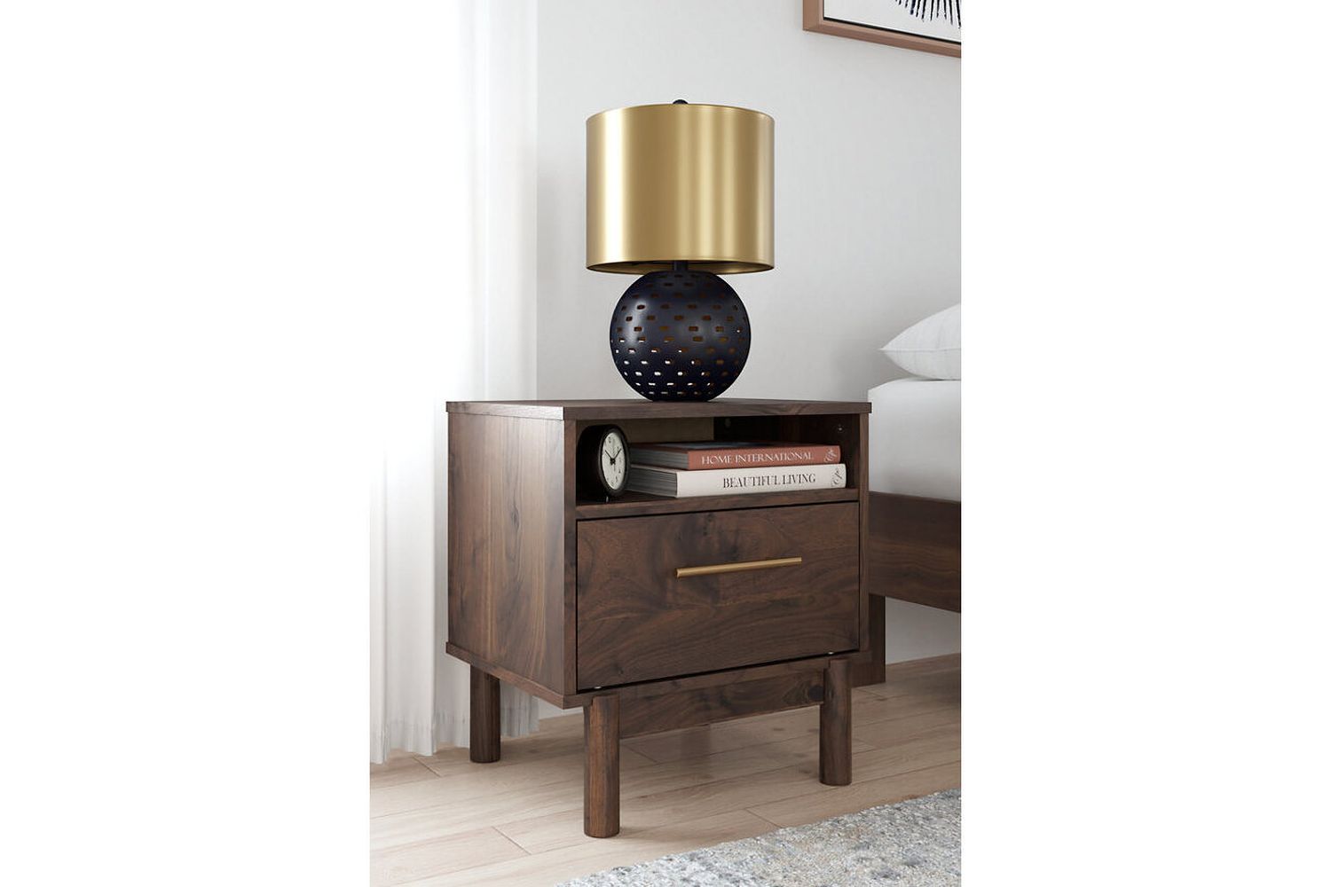 Calverson Mocha Nightstand EB3660291