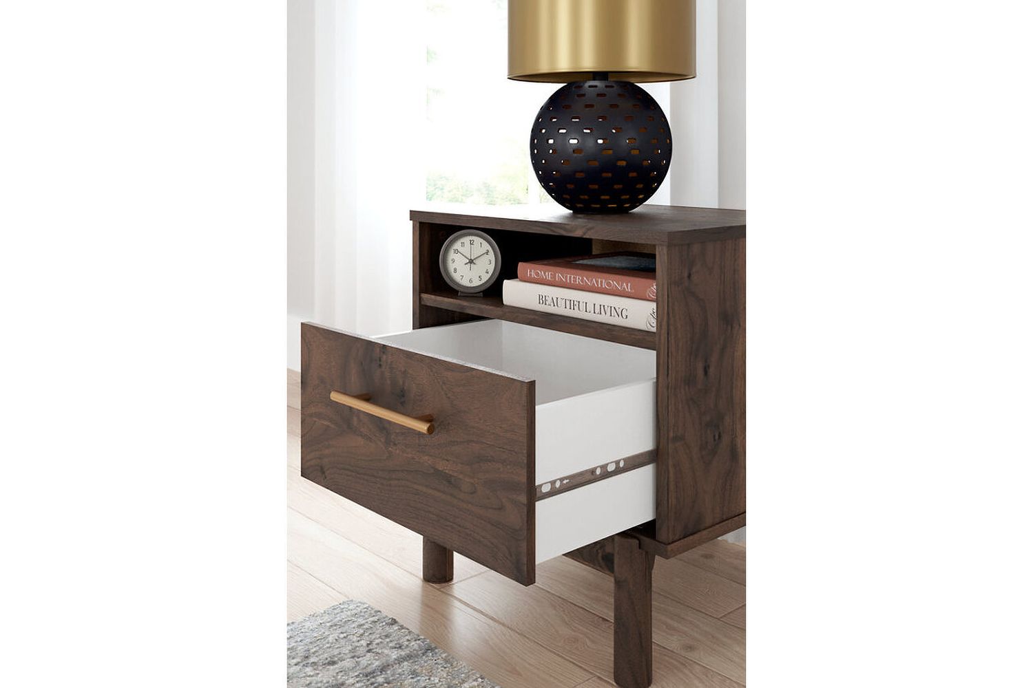 Calverson Mocha Nightstand EB3660291