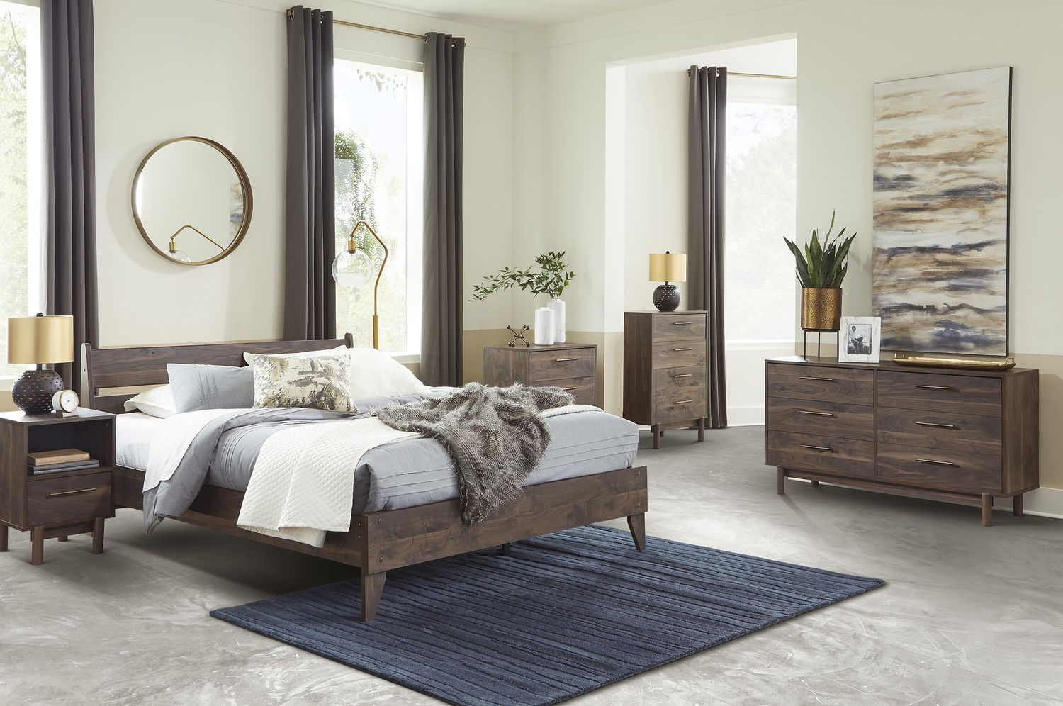 Calverson Mocha Nightstand EB3660291