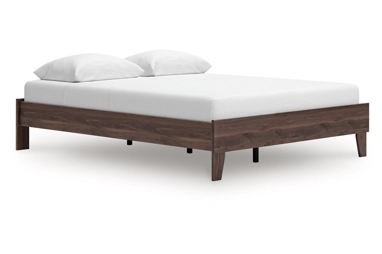Calverson Mocha Queen Platform Bed EB3660B1