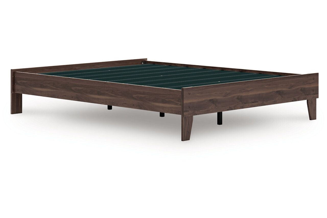 Calverson Mocha Queen Platform Bed EB3660B1