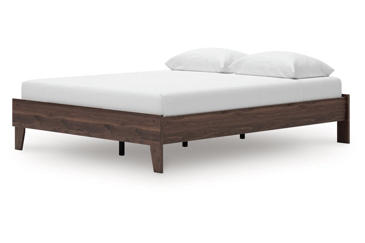 Calverson Mocha Queen Platform Bed EB3660B1