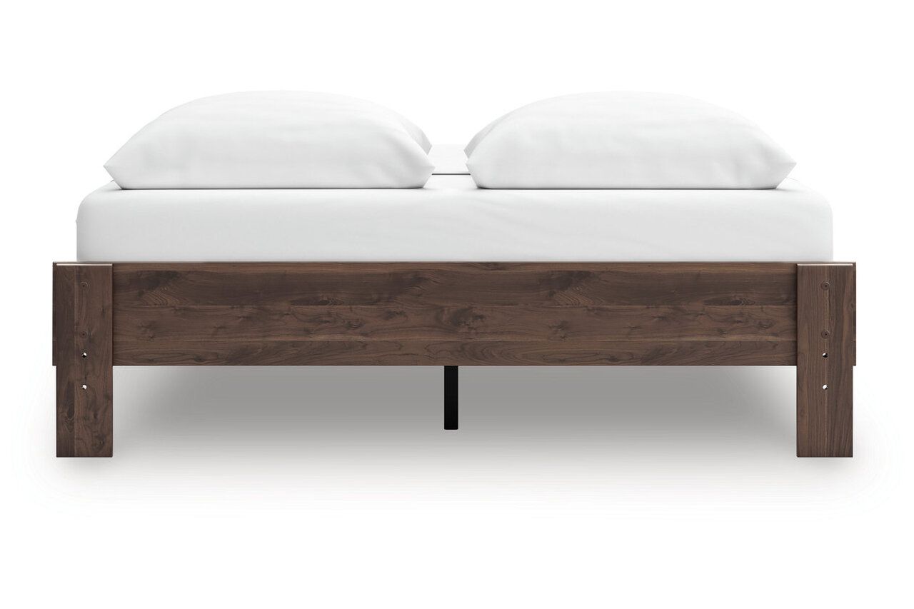 Calverson Mocha Queen Platform Bed EB3660B1