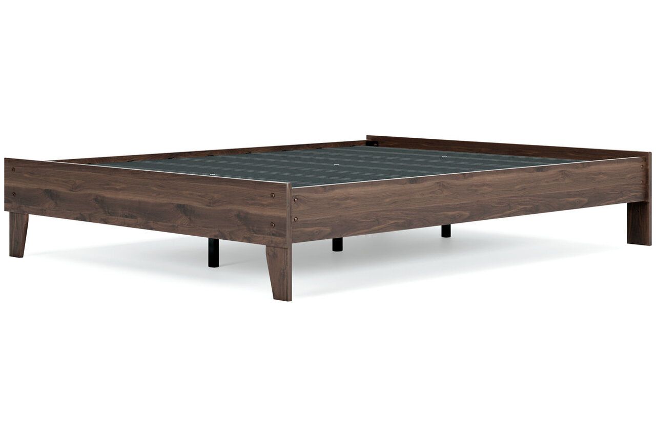 Calverson Mocha Queen Platform Bed EB3660B1
