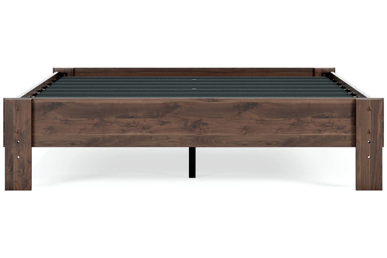 Calverson Mocha Queen Platform Bed EB3660B1
