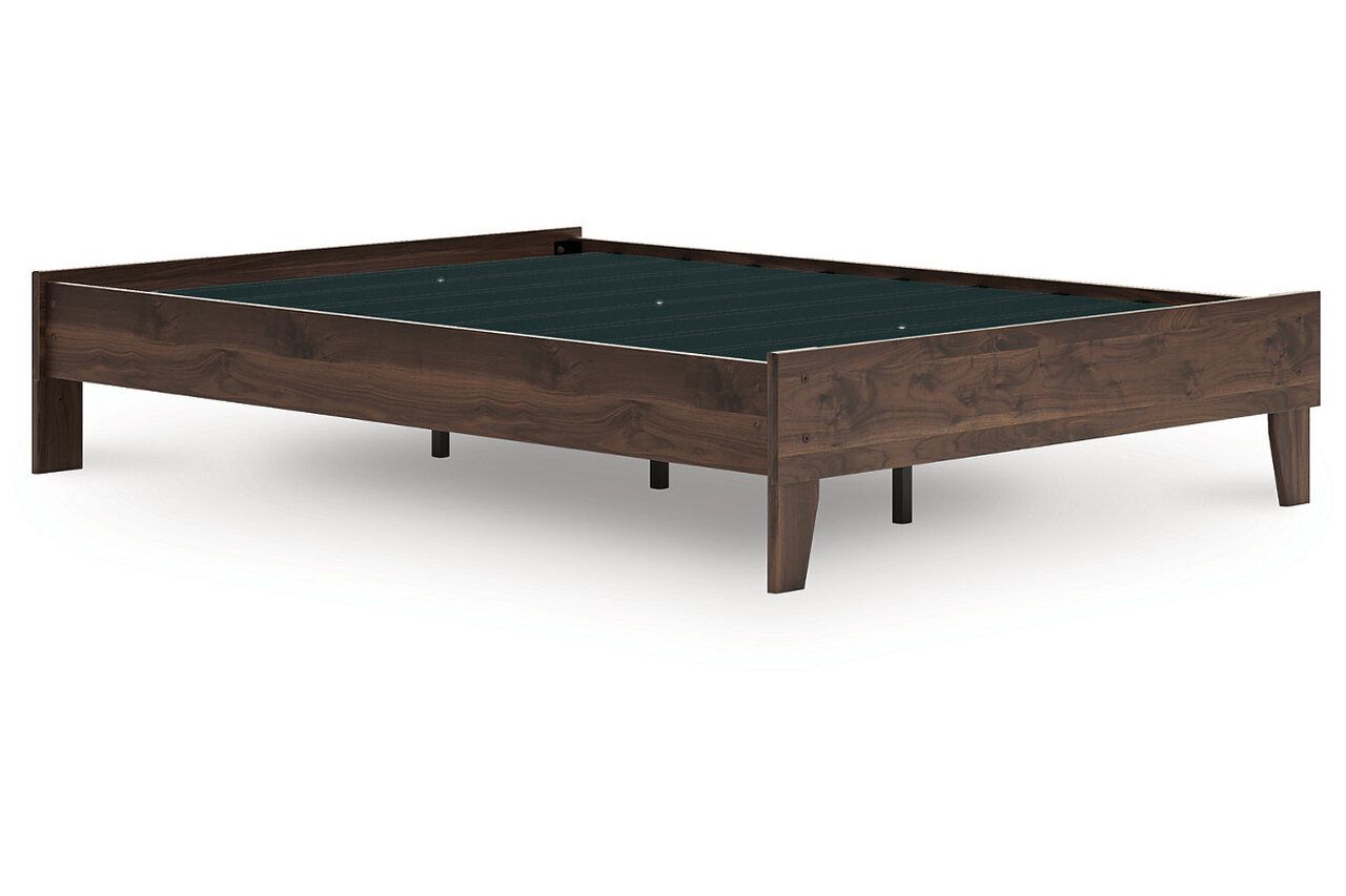 Calverson Mocha Full Platform Bed EB3660B2