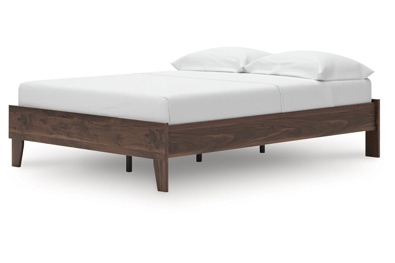 Calverson Mocha Full Platform Bed EB3660B2