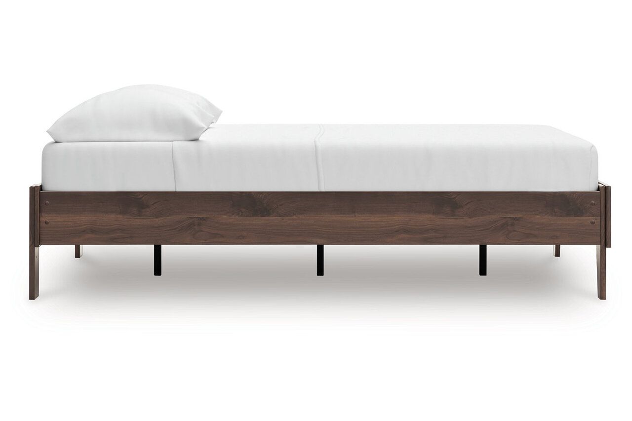 Calverson Mocha Full Platform Bed EB3660B2