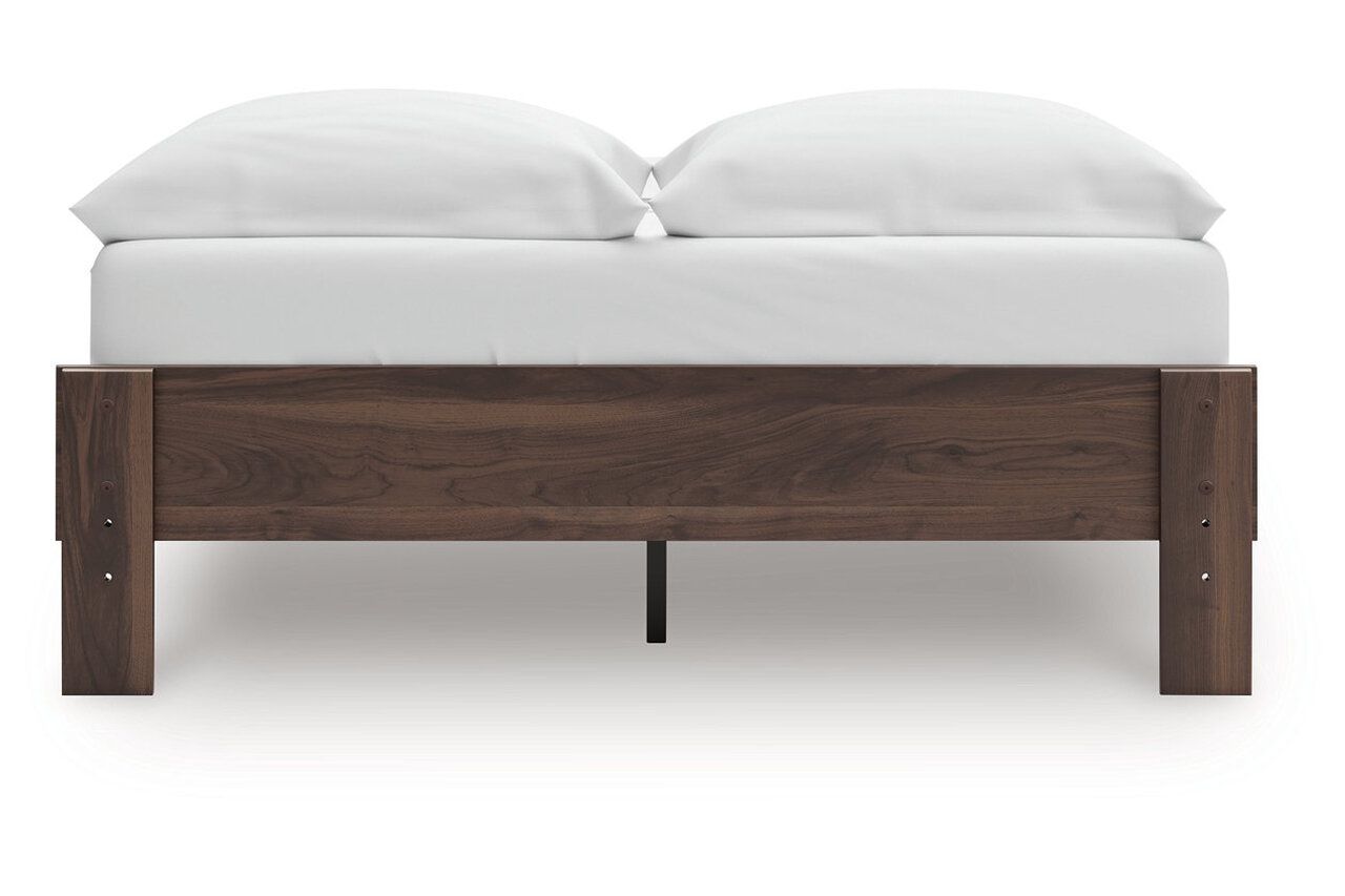 Calverson Mocha Full Platform Bed EB3660B2