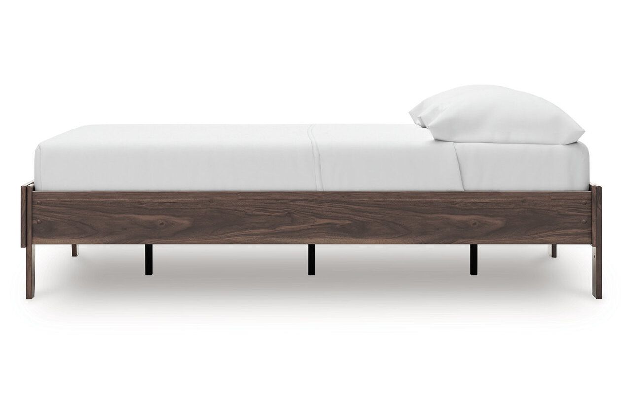 Calverson Mocha Full Platform Bed EB3660B2