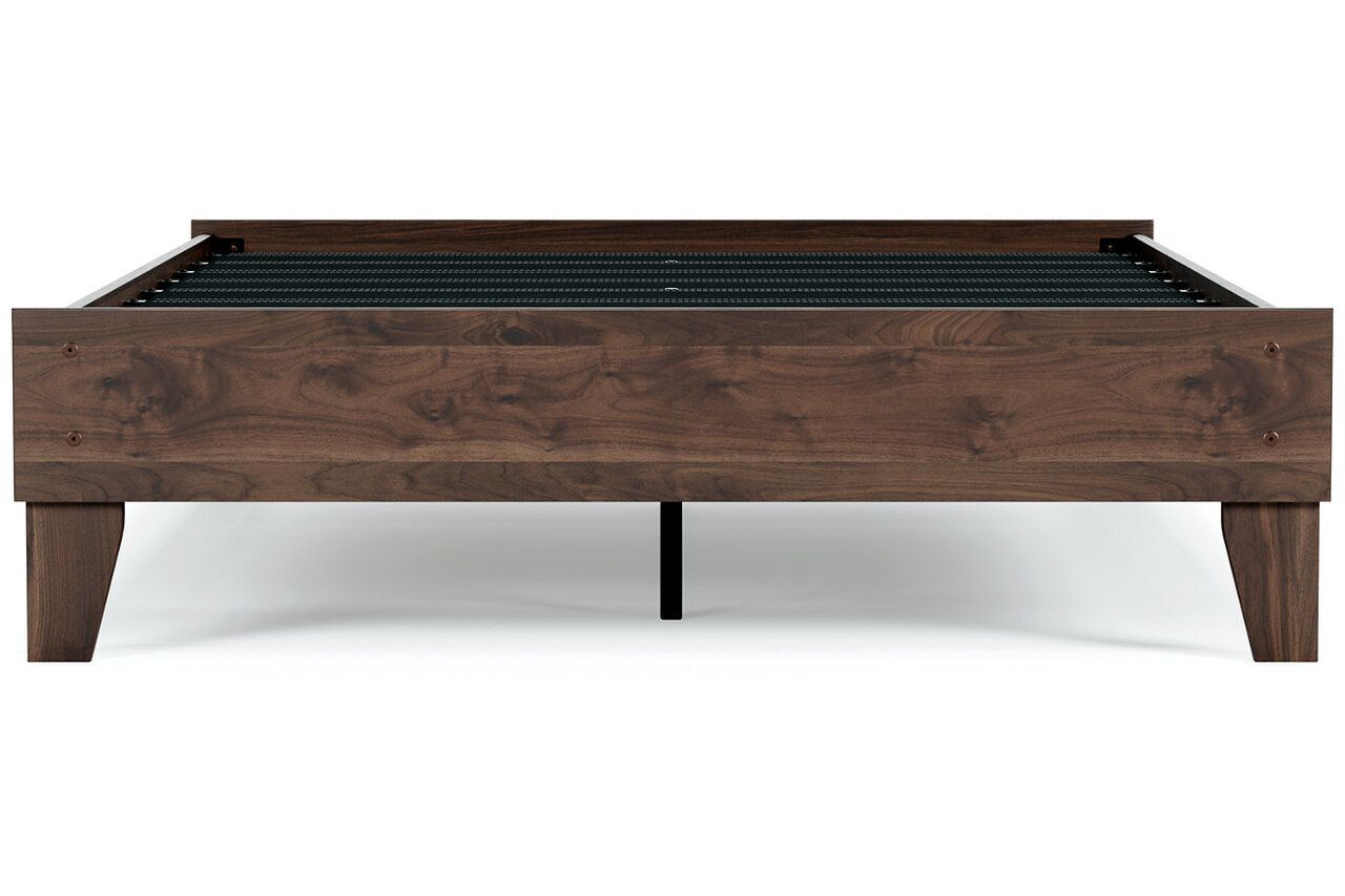 Calverson Mocha Full Platform Bed EB3660B2