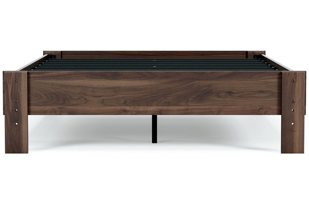 Calverson Mocha Full Platform Bed EB3660B2