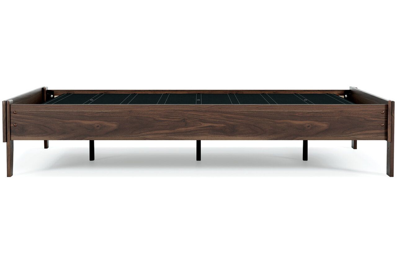 Calverson Mocha Full Platform Bed EB3660B2