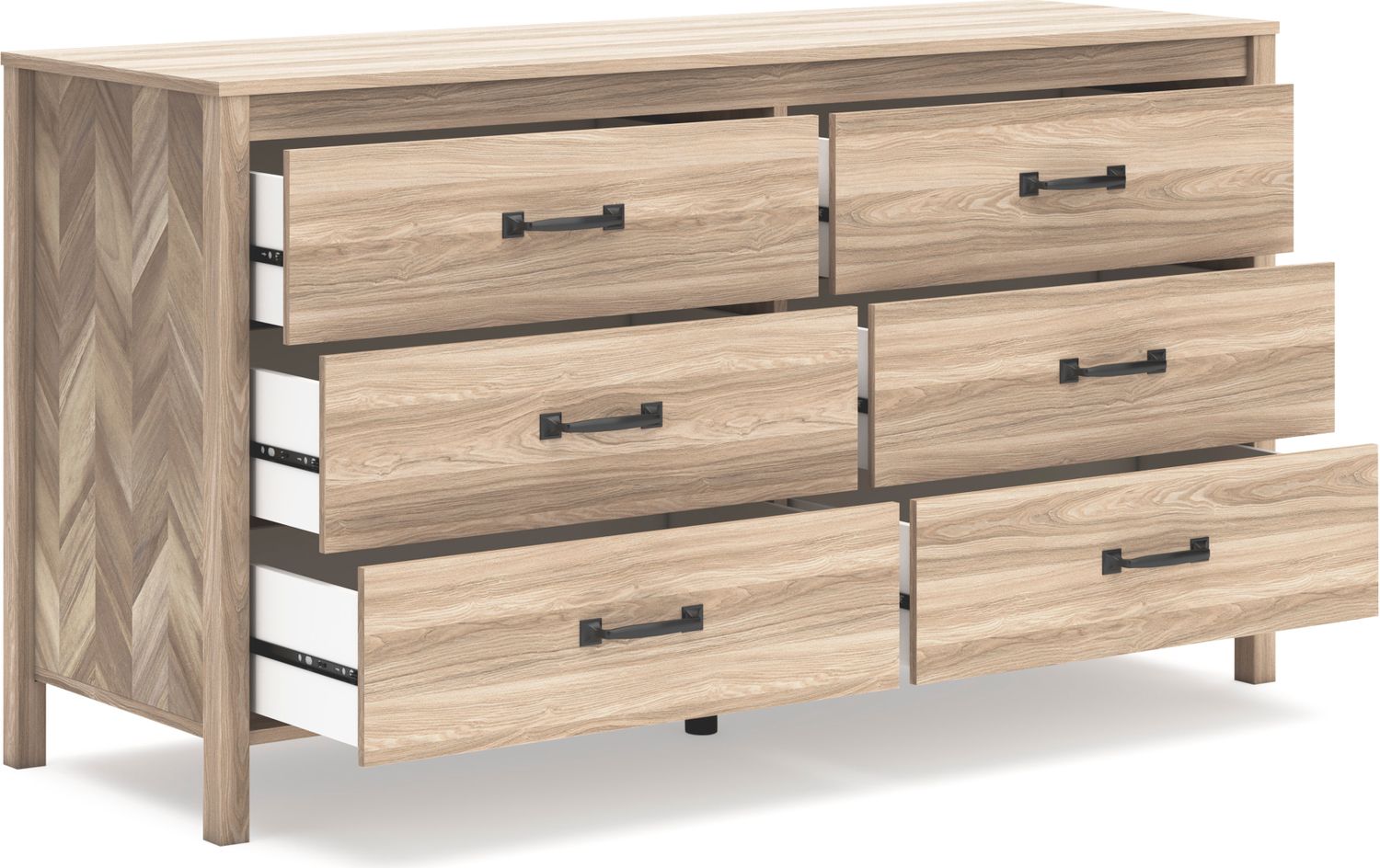 Battelle Tan Six Drawer Dresser EB3929231