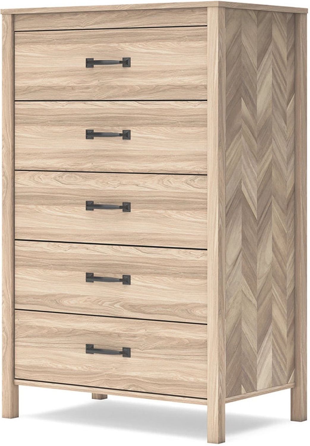 Battelle Tan Five Drawer Chest EB3929245