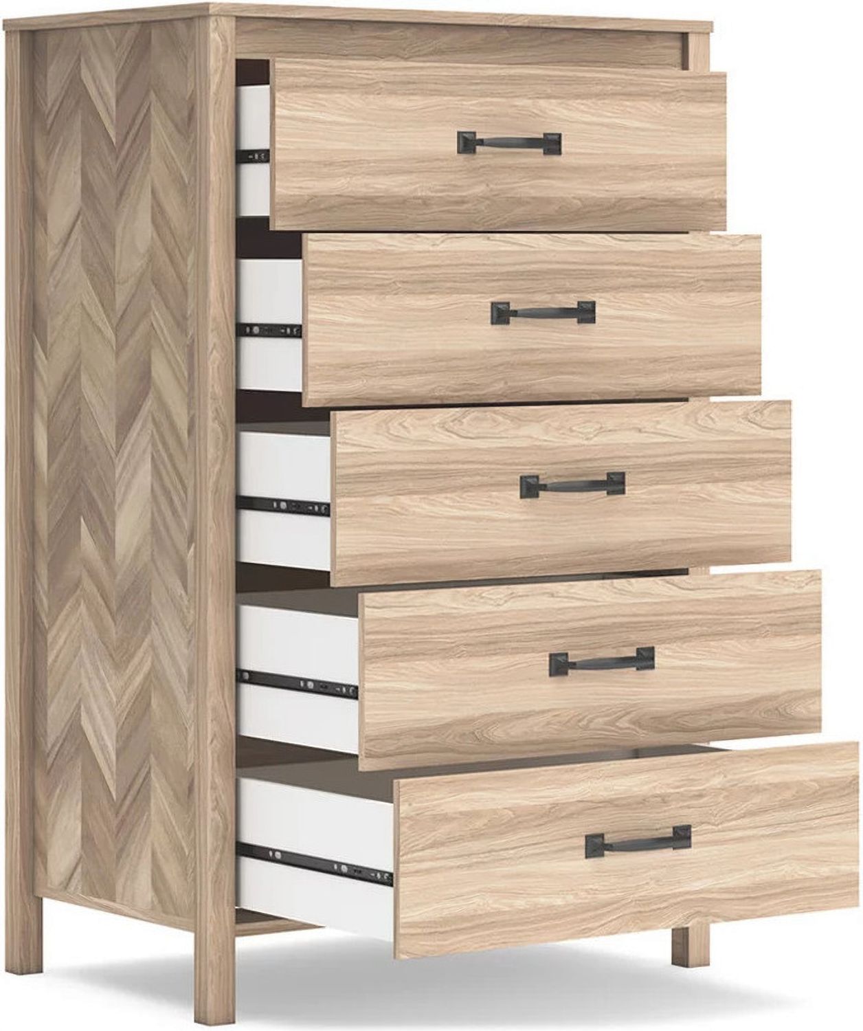 Battelle Tan Five Drawer Chest EB3929245