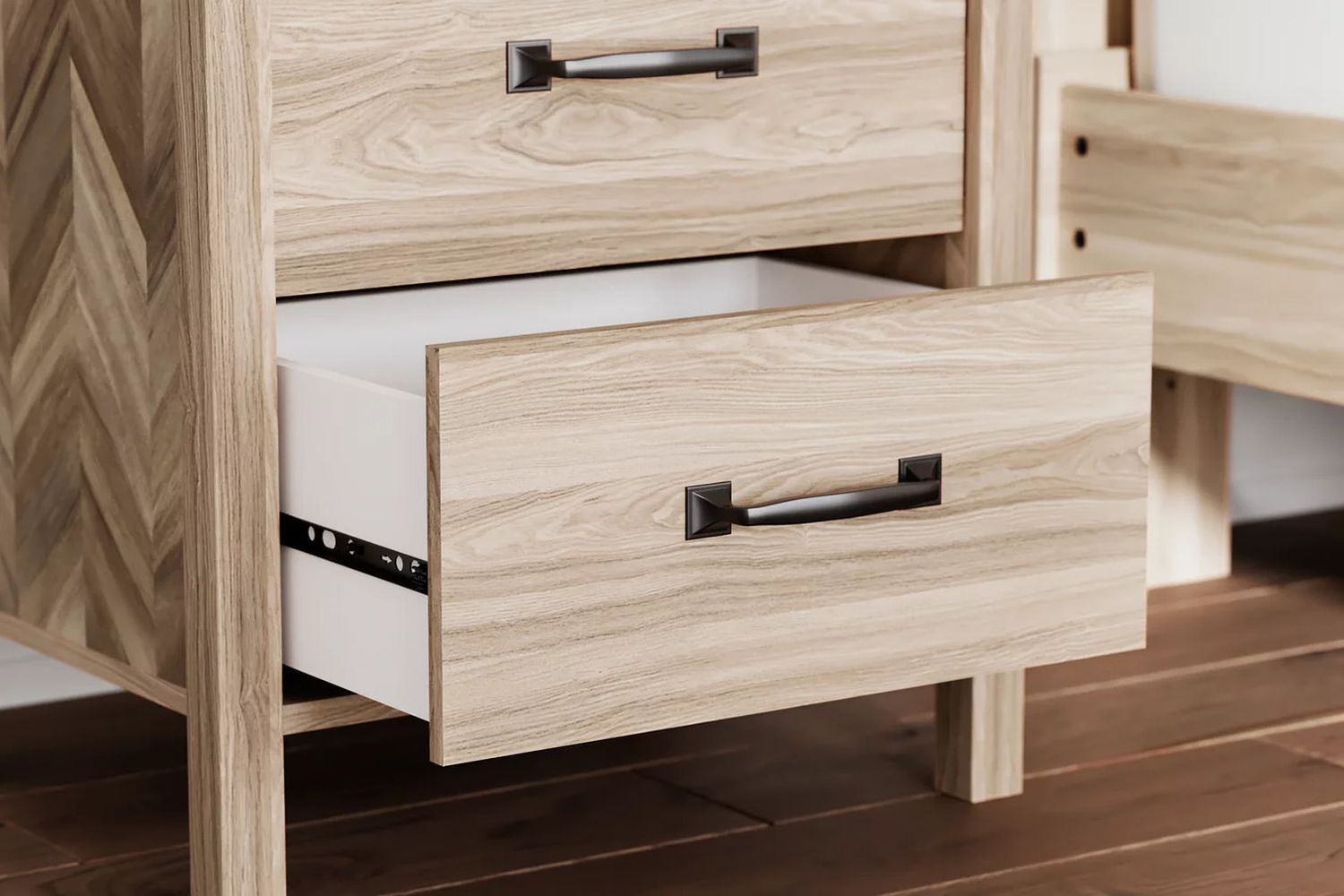 Battelle Tan Two Drawer Night Stand EB3929292