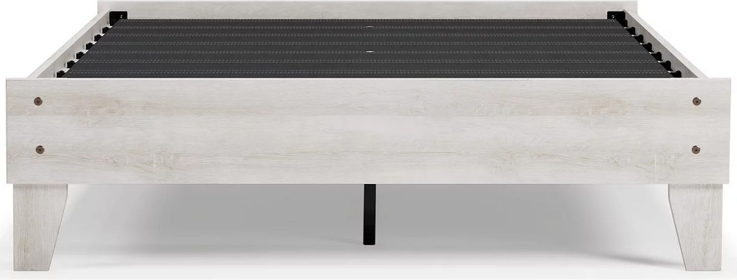 Shawburn Whitewash Full Platform Bed EB4121112