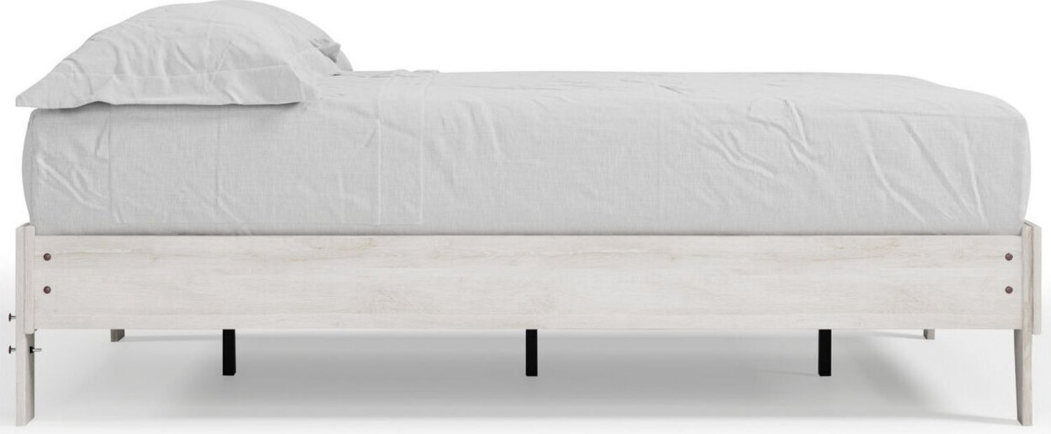 Shawburn Whitewash Full Platform Bed EB4121112